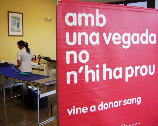 Marató de donació de sang a l’Hospital Residència Sant Camil. EIX