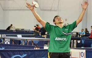 Marc Duran celebra el títol. CTT Vilanova