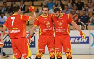 Marc Gual marca quatre dels sis gols espanyols . FEP