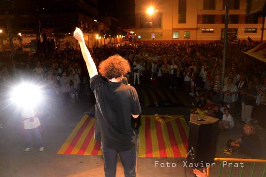 Marxa de torxes a Vilanova i la Geltrú. Xavier Prat