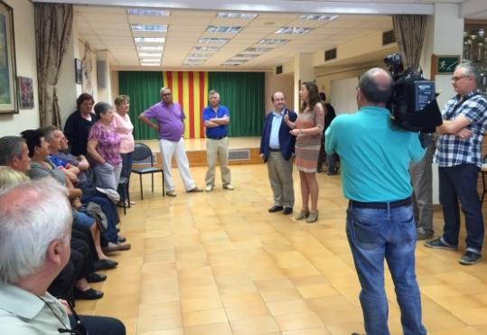 PSC. Miquel Iceta a Sant Sadurní dAnoia, on ha acompanyat la candidata socialista Susanna Mérida