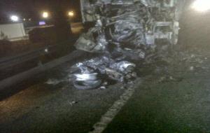 Mor un motorista en un xoc frontal contra un camió a Olèrdola