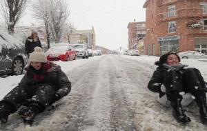 Neu a Sant Sadurní d'Anoia