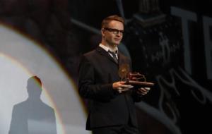 Nicolas Winding Refn, director de 'Drive' i 'Only God Forgives', rep el Premi la Màquina del Temps. ACN