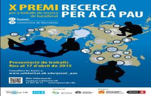 EIX. Oberta la convocatòria del X Premi de Recerca per a la Pau