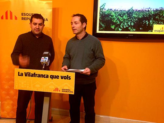 ERC. Pep Quelart i Jordi Rosell