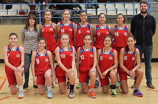 Sílvia Díaz. Plantilla del cadet femení A  del CB Samà