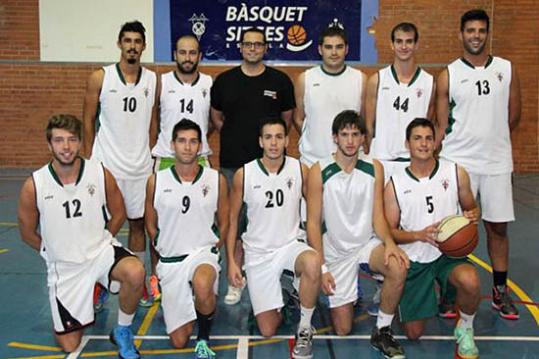 Eix. Plantilla del Sènior  Masculí B  3ª Catalana del CB Sitges