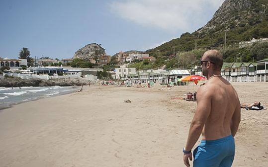 Eix. Platja de Garraf aquest matí