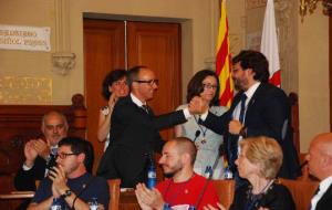 Míriam de Lamo. Ple d'investidura a Sitges