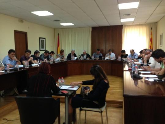 Ple municipal a Calafell. Ivet Carbajo