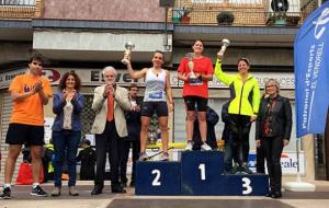 Pòdium femení de la Mitja Marató del Vendrell