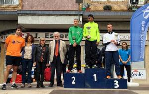 Pòdium masculí de la Mitja Marató del Vendrell