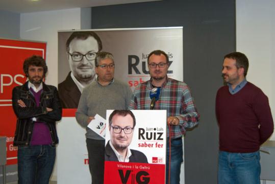 Eix. Presentació de la campanya del PSC a Vilanova
