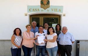 Presentació de la convocatòria d’un ple extraordinari a Cunit. Eix