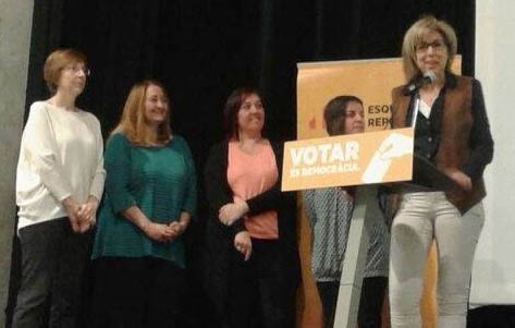 Eix. Presentació de les candidates d'ERC a l'Alt Penedès
