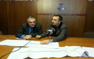 Ajuntament de Vilafranca. Presentació de les obres que tanquen la urbanització del carrer General Cortijo