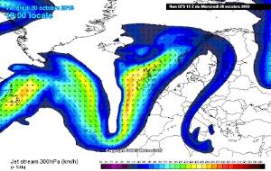 Previsió del JetStream per divendres 30 d'octubre