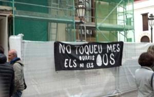 Primera plantada dels treballadors de l'Ajuntament de Sitges contra el govern