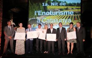 Primers Premis de l’Enoturisme de Catalunya. Generalitat de Catalunya