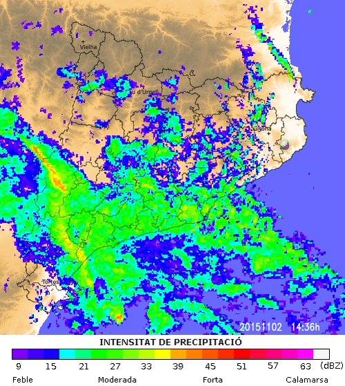 Protecció Civil de la Generalitat manté la recomanació d'extremar la prudència per l'episodi de fort vent, mala mar i pluja abundant avui. EIX