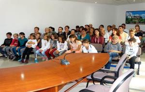 Recepció a l'Ajuntament al Club Atletisme Canyelles