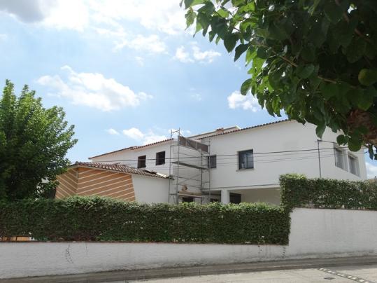 Recta final a l'ampliació de l’institut Pla del Bosc de Canyelles . Ajuntament de Canyelles