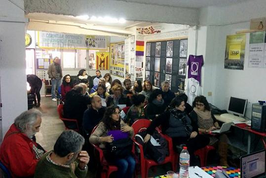 Eix. Reunió al Ateneu Popular de Cornellà
