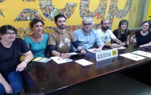 Eix. Roda de premsa de la valoració de la legislatura