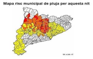 S'amplia la previsió de tempestes per a les properes hores. EIX