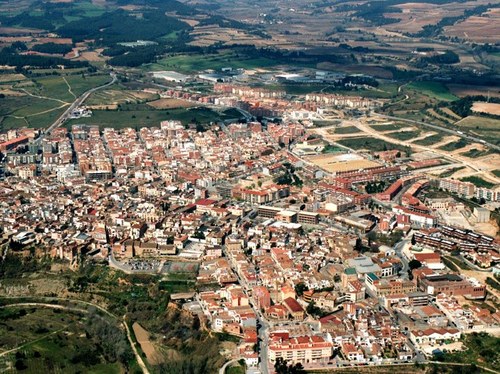 Sant Sadurní d'Anoia. Eix