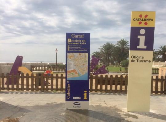 Senyalització del Consell Comarcal de Cubelles. CC Garraf