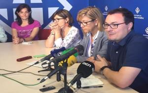 Signatura del pacte de govern entre CiU i PSC a Vilanova