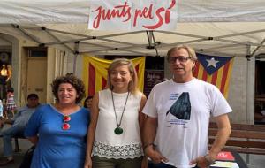 Sílvia Requena, Neus Llovera i Josep-Tomàs Àlvaro candidats del Garraf. Eix