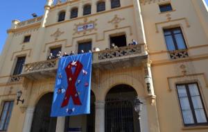 Sitges commemora el Dia Internacional contra la Sida. Ajuntament de Sitges