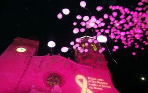 Sitges commemora el Dia Mundial contra el Càncer de Mama. Ajuntament de Sitges