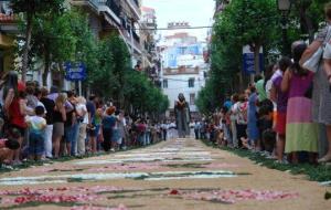 Ajuntament de Sitges. Sitges prepara un Corpus amb més flors que mai