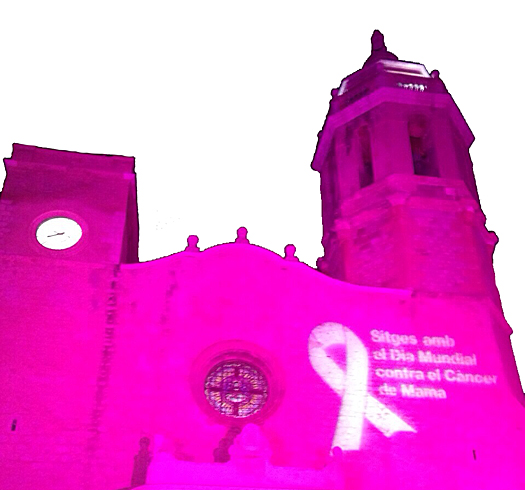 Sitges se suma aquest cap de setmana als actes del Dia contra el càncer de mama. Ajuntament de Sitges