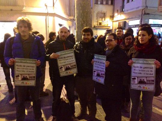 Ivet Carbajo. Som Poble presenta la campanya de suport amb l'Isma i en Dani