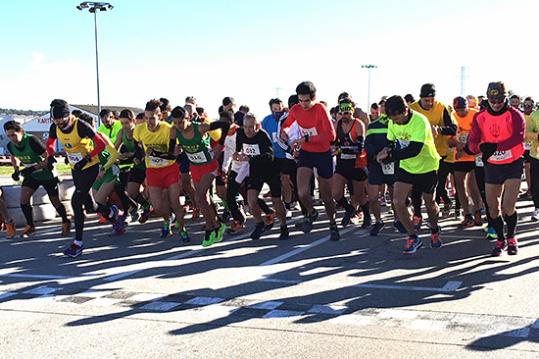 Àngel Peñalver. Sortida de la cursa de 10km