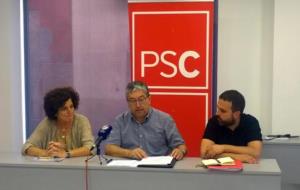 Teresa Llorens, Joan Martorell i Gerard Llobet. PSC