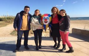 Tots els alumnes dels centres de Cunit participen en l'elecció del Cartell de la 29a edició del Carnaval de Cunit. Ajuntament de Cunit