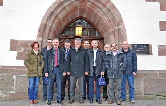 Ajuntament de Vilafranca. Trobada de les empreses municipals daigua i serveis de Vilafranca i Bühl en el marc del projecte LIFE Vinyes per Calor