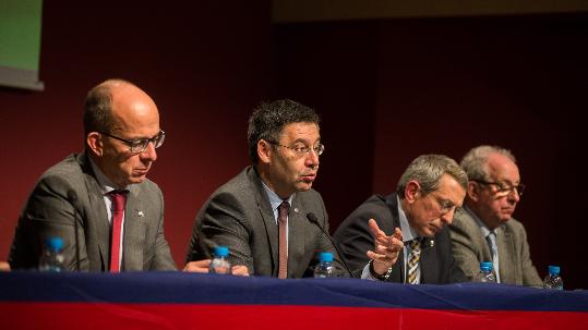FC Barcelona. Trobada del Barça amb les penyes de lAlt Penedès, Anoia i Garraf