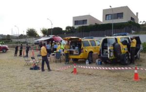 Una setantena de voluntaris del Penedès i Garraf, a l'incendi d'Òdena