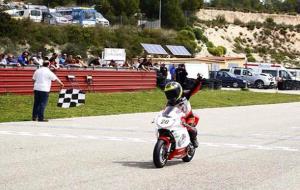 Valentín Perrone al circuit de Mora d'Ebre