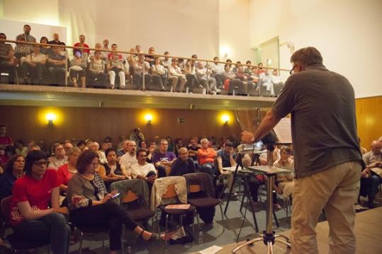 Vilafranca en Comú . Vilafranca en comú crida al canvi de majoria en l'acte central de la campanya