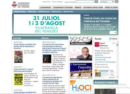 Vilafranca.cat. Eix