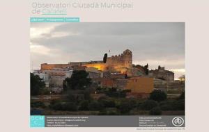 Web de l’Observatori Ciutadà de Calafell. Calafell en Comú