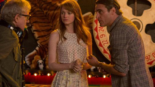 Woody Allen durant el rodatge de 'Irrational man'. Eix